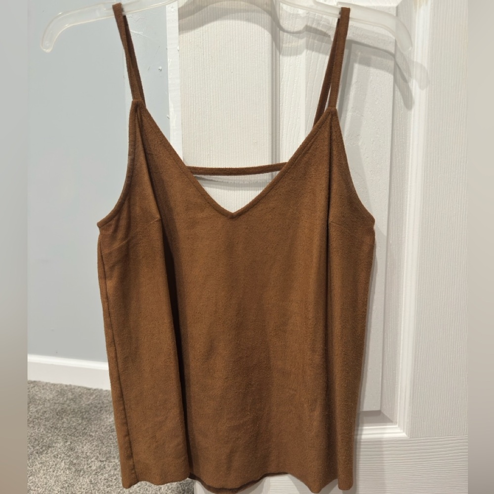 Express Faux Suede Tank